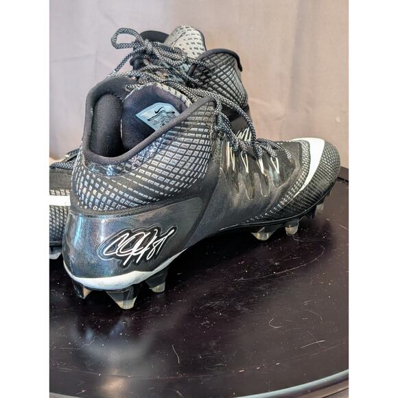 NIKE Cleats Mens 12 Black CJ3 Elite Flyweave TD Black Grey Men’s Football 725226 main image 6